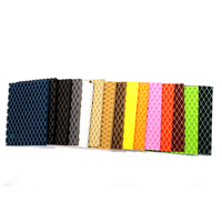 Tapis de sol de voiture en mousse EVA gaufrée à motif diamant, feuilles de plastique en maille EVA