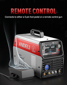 ANDELI <span class=keywords><strong>TIG</strong></span>-250PRO 220V/110V AC DC Máquina <span class=keywords><strong>de</strong></span> Soldadura <span class=keywords><strong>TIG</strong></span> <span class=keywords><strong>de</strong></span> Pulsos en Frío HF - Product Image 2