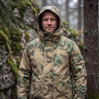Veste imperméable en nylon à deux pièces G8 Zip-Off, durable, pour la randonnée, la pêche, la marche, avec doublure intérieure douce