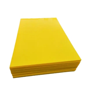 Plaque en plastique technique UHMWPE pour machine à ensacher le ciment, revêtement de chute anti-adhérent, aide à la circulation des poudres, OEM - Product Image 1
