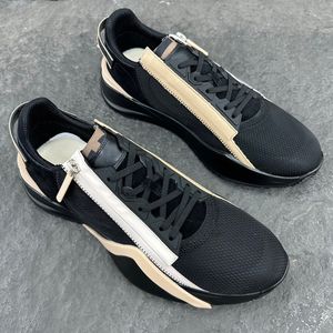 รองเท้าผ้าใบหนังแท้คุณภาพสูง ดีไซน์หรูหรา ระบายอากาศได้ดี รุ่นใหม่ล่าสุด พร้อมซิป ดีไซน์ทันสมัย ใส่ได้ทั้งชายและหญิง - Product Image 2