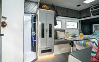 Ecocampor 15 FT RV Pop up Caravan Camper Trailer Motorhome Toy Hauler dengan Dapur Geser dan Tempat Tidur Besar untuk Dijual