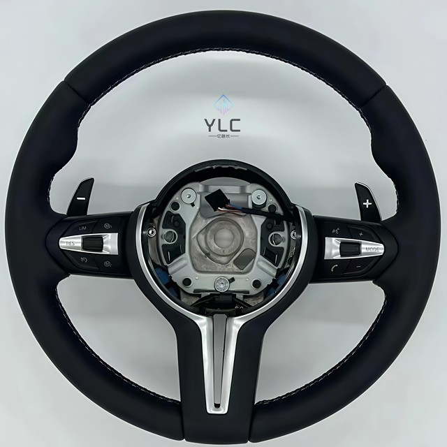 YLC Luxury Steering Wheel for BMW - Carbon Fiber and Sporty Track Performance & Daily Driving Interior Enhancement