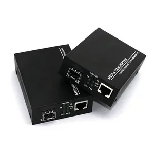 SFP Media Converter 1*10/100/1000Mbps RJ45 Port+ 1*SFP Uplink Port fiber optic media Converter