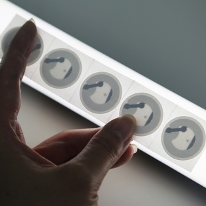 <b>Printable</b> Nfc Tag White Label Nfc Rfid <b>Sticker</b> Nfc213 Mini Waterproof Pvc & Pet Tag - Product Image 4
