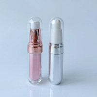 Flacon pompe en acrylique 10ml 15ml pour capsules en plastique, idéal pour échantillons de lotion, sérum et cosmétiques haut de gamme