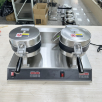 Machine à UFO Burger Commerciale, Machine à Panini Soucoupe Volante Double, Presse à UFO pour Petites Entreprises