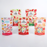 Sachet Mylar refermable anti-odeur avec fermeture éclair pour impression personnalisée en gros, 3.5G/7G, pochette Ziplock stand-up pour snacks