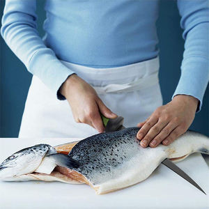 بيع بالجملة أفضل سعر طلاء أسود الفولاذ المقاوم للصدأ سكين فيليه للصيد لينة PP + TPR مقبض سكين صيد فيليه - Product Image 3