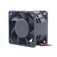 5V/12V/24V/48V grand flux d'air haute pression 60x60x38mm petit ventilateur de refroidissement à flux axial cc 60mm 6038