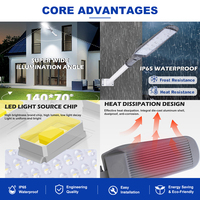Lampadaires LED professionnels étanches IP65 pour l'extérieur, vente directe d'usine, 50W, 100W, 150W, 200W