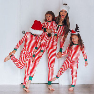 Family <strong>Christmas</strong> Pijamas De Navidad Para Familia Striped Sleepwear Clothes Wholesale Boys Pajamas <strong>Men</strong> Cotton Family <strong>Pyjamas</strong> - Product Image 1
