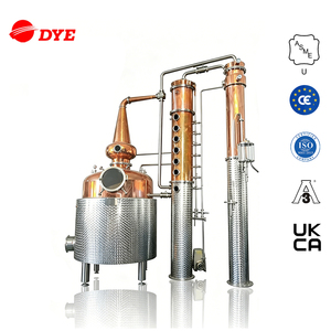 Equipo de Destilación DYE de 500L con Columna de Cobre, Control PLC, Equipo de Destilación Profesional para la Elaboración de Ron y Whisky - Product Image 1