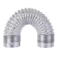 Tube de ventilation en aluminium de 6 mètres d'épaisseur Conduit de ventilation flexible Conduit de ventilation d'air Tube de ventilation