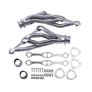 Collecteur d'échappement de course en acier inoxydable LK Performance pour Chevrolet <span class=keywords><strong>Corvette</strong></span> 1955-1996 C1 C2 <span class=keywords><strong>C3</strong></span> C4 SBC V8 Small Block - Product Image 4