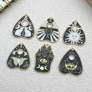 Seri Halloween liontin tetesan minyak ramalan anting DIY gantungan kunci antik Aloi Aksesori lintas batas - Product Image 3