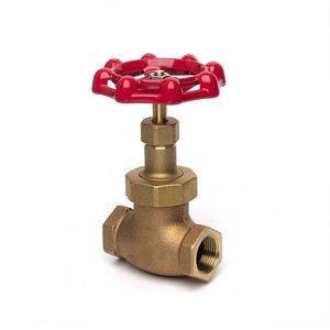 Válvula de bronce de patrón pesado C-Way con vástago de latón, acero inoxidable AISI 410, tamaño de puerto de 2 pulgadas, temperatura media-alta, BSP hembra - Product Image 1