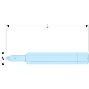 FACOM - EP.111 Bits standard série 1 pour Phillips®Vis-EAN 3148510240572 INSERTS POUR EMBOUTS DE VISSAGE - Product Image 2