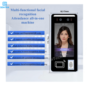 Contrôle d'accès et de <span class=keywords><strong>présence</strong></span> Sentra UF05 4G avec reconnaissance faciale, empreinte digitale, code QR et carte RFID - Product Image 6