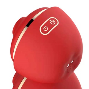 Apfel form <span class=keywords><strong>Vagina</strong></span> Saugen Vibrator Intim Gut Nippel Sauger Oral Lecken Klitoris Stimulation Leistungs starkes Sexspielzeug für Frauen - Product Image 3