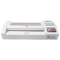Plastifieuse de bureau A3 A4 A2, plastification à chaud et à froid pour documents, photos, papier, machine de traitement du papier efficace, neuve et d'occasion