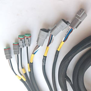 하네스 제조업체 DT04 DT12 편조형 중장비 12V 배선 하네스 - Product Image 2