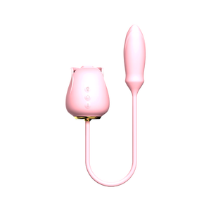 Masajeador de Clítoris con Succión de 10 Velocidades Velvet Rose con Cargador USB para Doble Placer Íntimo - Product Image 2