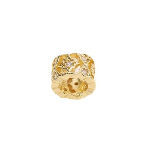Perles baril plaquées or 18 carats 9x6mm micro-incrustées de zircon, accessoires de bijoux DIY - Product Image 5
