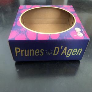 Caja de embalaje de cartón corrugado para manzanas, kiwis, dragón, frutas, verduras, <span class=keywords><strong>naranjas</strong></span> para embalaje de alimentos, diseño en relieve para piensos - Product Image 5