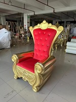 Chaise de chef de tribu de style européen de luxe rose et or 2020, bois massif de haute qualité avec 5 ans de garantie