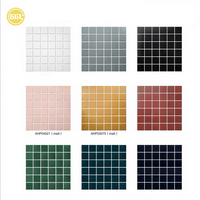 Carreaux de mosaïque en céramique multicolores de qualité supérieure pour la décoration intérieure de la maison, des cafés et des restaurants commerciaux
