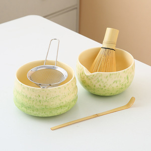 Set de Matcha con Logotipo Personalizado, Incluye Chawan de Cerámica Profesional, Batidor Chasen, Soporte para Batidor, Tamizador y Cuchara, Set de Matcha al por Mayor - Product Image 2