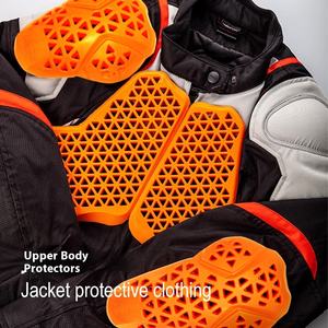 Комплект защитной экипировки для мотоциклистов KUUVI CE, сертифицированный, из мягкого дышащего композитного волокна, профессиональные наколенники и налокотники SP2 - Product Image 4