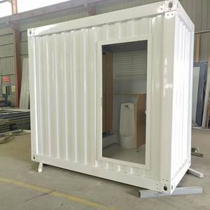 Baño Portátil con Ducha, Diseño Moderno, Placa de Acero de Color, Ecológico, para Construcción en Exteriores y Proyectos Rurales - Product Image 3