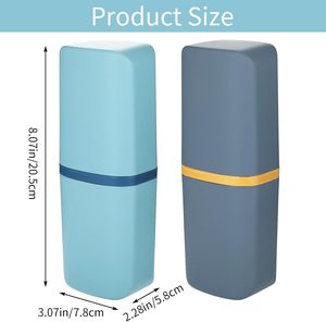 New Beautiful <b>Toothbrush</b> <b>Holder</b> Travel <b>Toothbrush</b> Case <b>Toothpaste</b> <b>Toothbrush</b> Storage Containers Portable Mouthwash Cup Carrier - Product Image 3