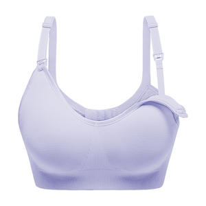 <span class=keywords><strong>Reggiseno</strong></span> <span class=keywords><strong>senza</strong></span> fili di grandi dimensioni per donne incinte estate sottile <span class=keywords><strong>pizzo</strong></span> con fibbia frontale <span class=keywords><strong>senza</strong></span> <span class=keywords><strong>spalline</strong></span> Design traspirante ventilazione stile popolare - Product Image 3