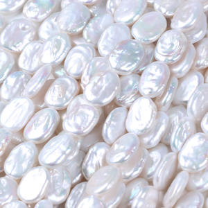 Perlas Sueltas Ovaladas de Color Morado Natural de 14-16 mm, Varios Grados, Partículas No Porosas, Accesorios Semiterminados - Product Image 2