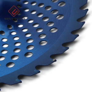 Lame de scie <span class=keywords><strong>circulaire</strong></span> à pointe de <span class=keywords><strong>carbure</strong></span> de tungstène haute performance lame de coupe d'herbe TCT, lame de coupe de douille - Product Image 2