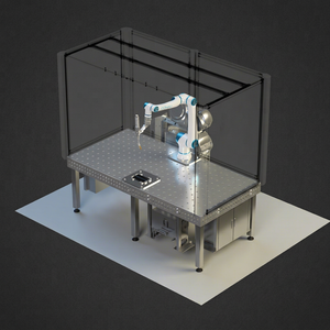 Cellule de soudage à l'arc avec cobot articulé, entraînement servo-électrique et système de contrôle PLC, bras robotisé - Product Image 1