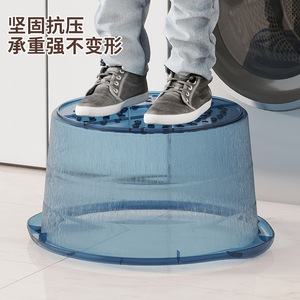Foot Bath Tub Plastic Translucent Black Deep Soaking Massage For Adults Home Use - Product Image 4