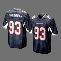 Nouveaux maillots de football américain au design moderne, vêtements de football américain en sublimation, uniformes de football américain en polyester pour les fans