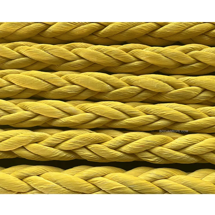 Dnv Certificate Approved 12 Strand UHMWPE Braided Mooring Hawser Rope 4MM/8MM/12MM/16MM/20MM