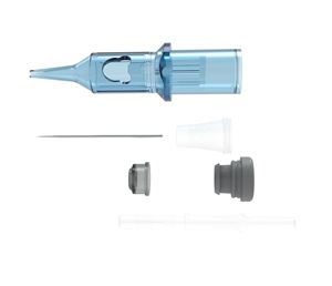 20ชิ้นเข็มสักมืออาชีพตลับเข็มสักปลายบางสำหรับ0.35เข็มสำหรับหนังศีรษะแต่งหน้าถาวร - Product Image 2