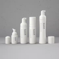 50ml 150ml 250ml Noir Violet Bouteille De Mousse pour Nettoyant Visage Personnalisé Cils Shampooing Emballage Mat Mousse Moussant Bouteilles