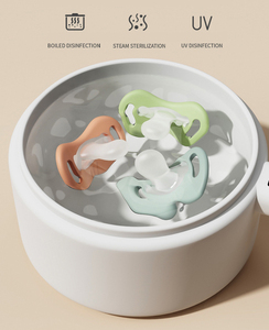 Tùy chỉnh Frosted Nâu núm vú bé bé siêu mềm sữa mẹ lỏng Silicone Teether núm vú - Product Image 5