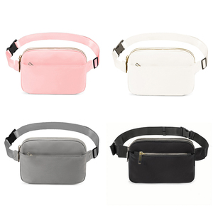 Sac banane unisexe tendance en nylon, imperméable, forme coussin, avec fermeture éclair et sangle réglable, pour activités de plein air, cyclisme et téléphone portable - Product Image 1