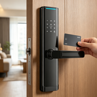 Serrure de porte intelligente à commande par application TTLock, directement de l'usine, serrure électronique numérique sécurisée sans clé pour appartement et maison d'hôtes
