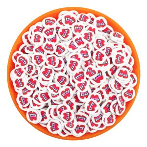 HENGXIN 5mm 10mm Halloween rouge lèvre <span class=keywords><strong>dents</strong></span> pointues <span class=keywords><strong>Vampire</strong></span> polymère argile tranches pour Slime remplissage coque <span class=keywords><strong>de</strong></span> téléphone décoration - Product Image 1