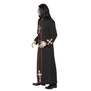 Disfraz de Sacerdote para Hombre Adulto, Primavera 2025, Diseño de Cruz Negra y Roja, Estilo Medieval Renacentista, para Juegos de Rol y Anime - Product Image 4