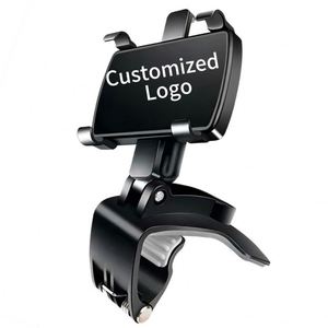 Soporte Universal para Teléfono Celular X920 con Clip para Tablero de Auto, Rotación de 360 Grados, Color Negro, Compatible con Teléfonos de 4-7 Pulgadas - Product Image 1